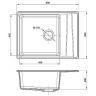 Кухонная мойка GranFest Level GF-LV-660L Песочная