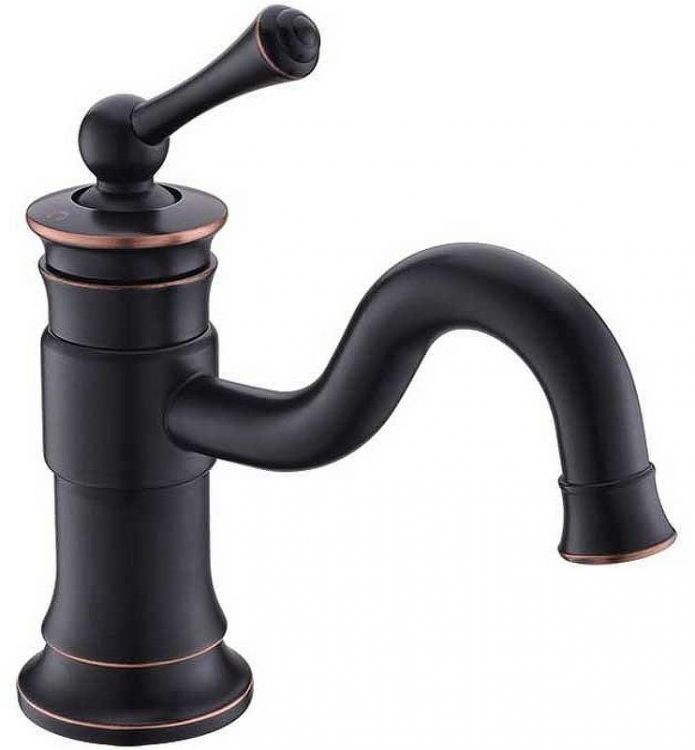 Смеситель для раковины Timo Adelia 6061/04F Черный антик