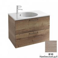 Тумба под раковину Jacob Delafon Odeon Rive Gauche 80 см EB2522-R5-E10 квебекский дуб, ручка хром