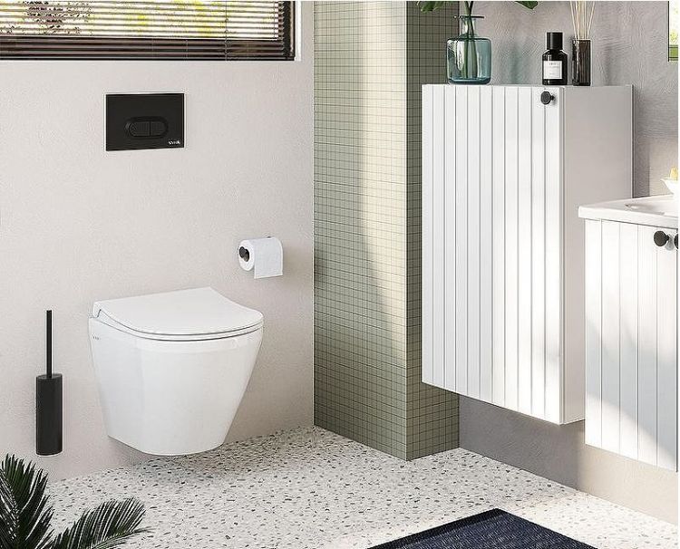 Клавиша смыва Vitra Loop O 740-0511 Черная матовая