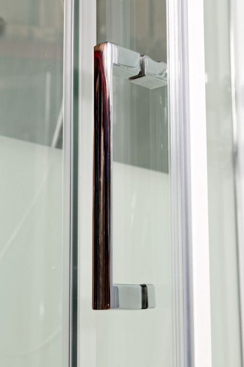 Душевая кабина Deto A102 L LED с кнопкой и гидромассажем 120x80x220