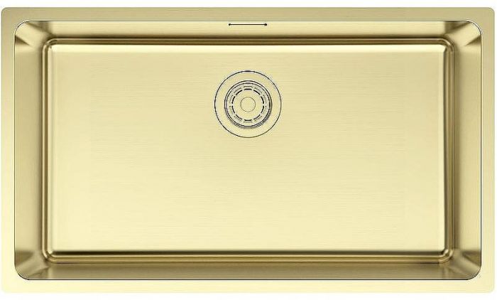 Кухонная мойка Paulmark Yuni 76 Uni YU76-LG Светлое золото