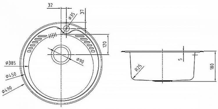 Кухонная мойка Iddis Suno S 49 SUN49S0i77S Сатин