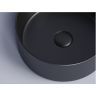 Умывальник CERAMICANOVA Element чаша накладная круглая 358 мм (цвет Чёрный Матовый) CN6032MB