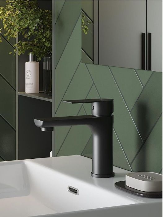 Смеситель для раковины Alfi LF202144 цвет Черный матовый