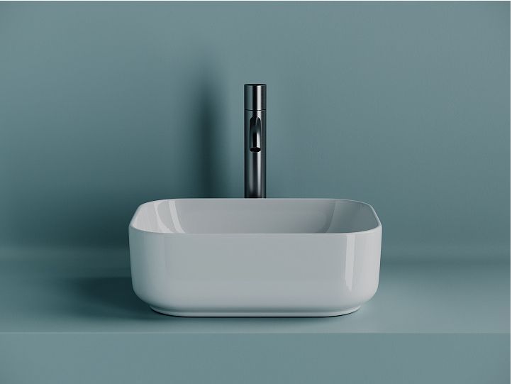 Умывальник CERAMICANOVA Element чаша накладная прямоугольная CN5042