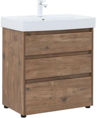 Тумба под раковину Aquanet Nova Lite 75 302474 Дуб рустикальный