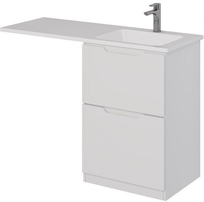 Тумба под раковину Dreja Bona 120 99.0451 Белая