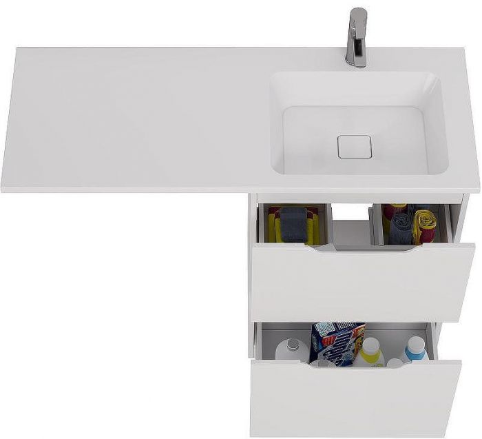 Тумба под раковину Dreja Bona 120 99.0451 Белая