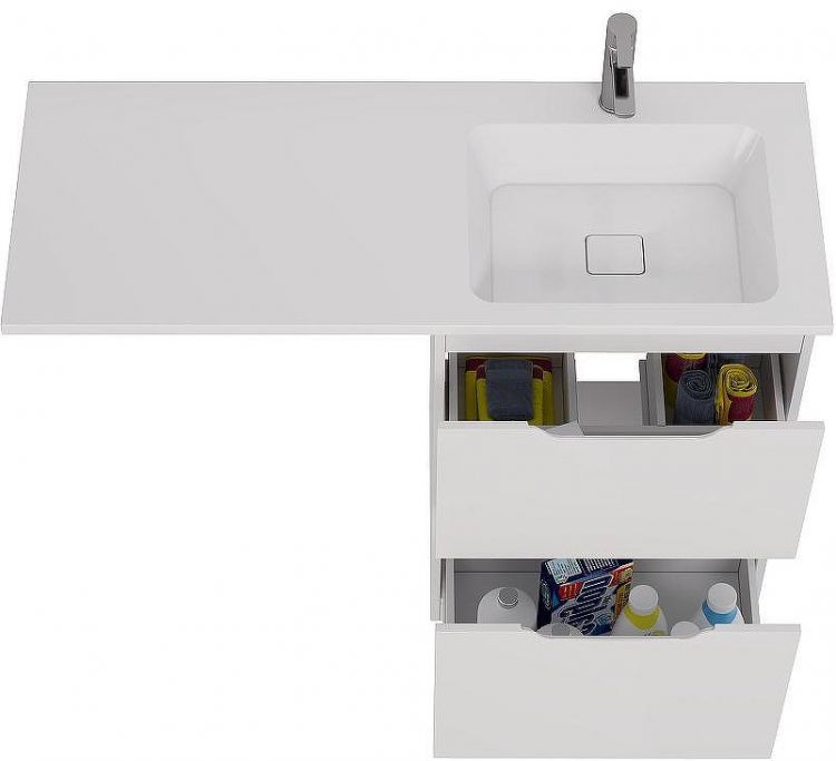 Тумба под раковину Dreja Bona 120 99.0451 Белая