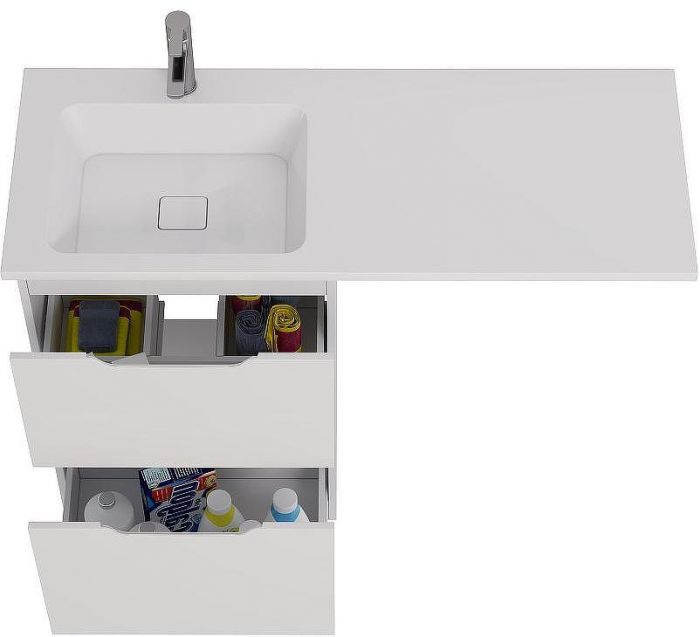 Тумба под раковину Dreja Bona 120 99.0451 Белая