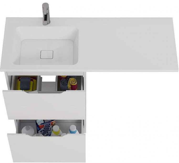 Тумба под раковину Dreja Bona 120 99.0451 Белая