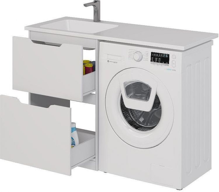 Тумба под раковину Dreja Bona 120 99.0451 Белая