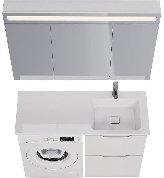 Тумба под раковину Dreja Bona 120 99.0451 Белая