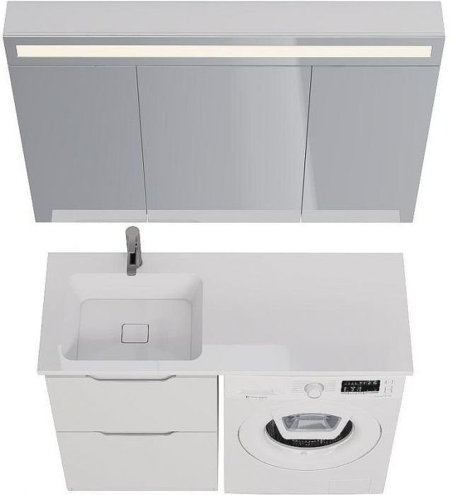 Тумба под раковину Dreja Bona 120 99.0451 Белая