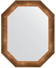 Зеркало Evoform Octagon 57х72 BY 7079 в багетной раме - Состаренная бронза 66
