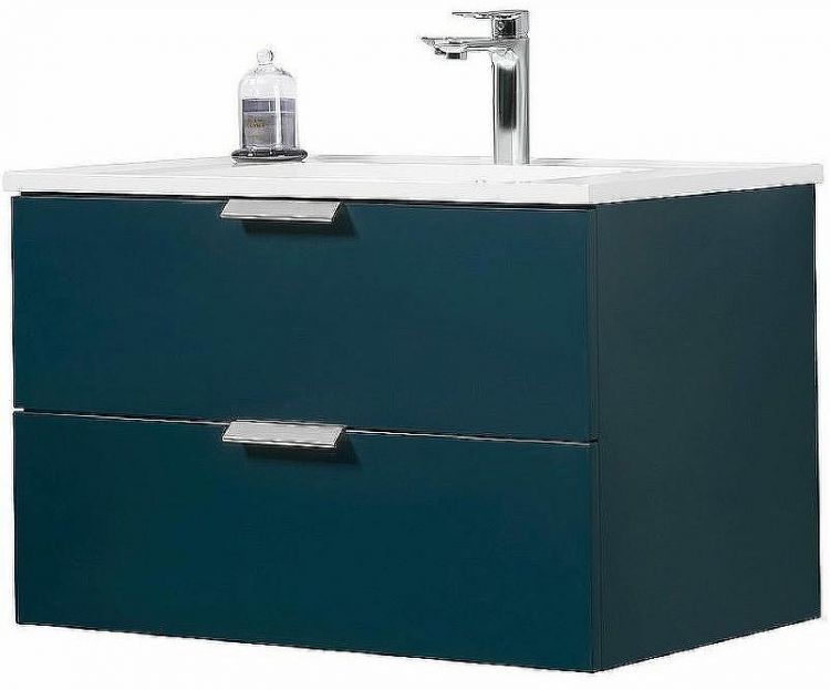 Тумба с раковиной Orans BC-0901 80 0901800 подвесная Ocean blue matt Тумба с раковиной Orans BC-0901 80 0901800 подвесная Ocean blue matt