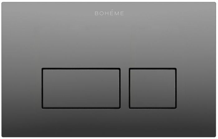 Клавиша смыва Boheme 664-SGM цвет Оружейная сталь глянцевая