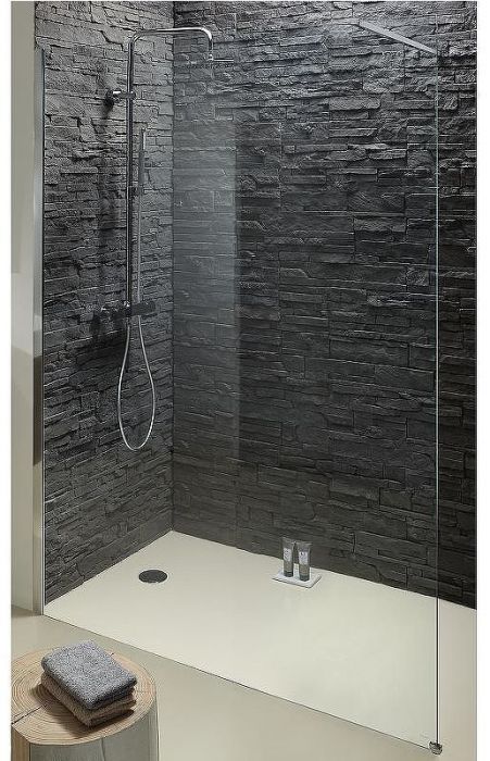 Душевая перегородка Jacob Delafon Contra 120 E22W120-GA профиль Хром стекло прозрачное