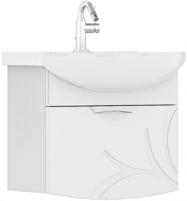 Тумба под раковину Volna Adel 60.1Y tpADEL60.1Y-01 подвесная Белая