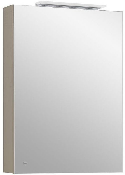 Зеркальный шкаф Roca Oleta 50 R A857644515 с подсветкой Капучино