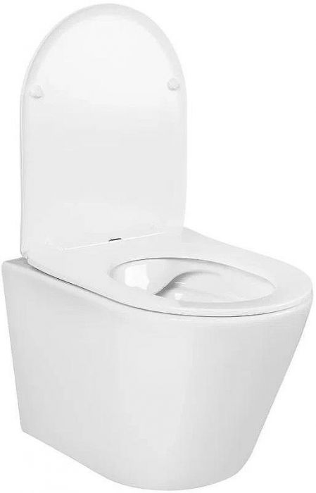 Комплект унитаза с инсталляцией Aquatek Set Aquatek Вега cmp-016 с сиденьем Микролифт и клавишей смыва Хром