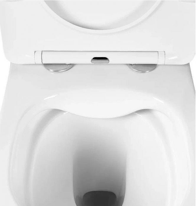 Комплект унитаза с инсталляцией Aquatek Set Aquatek Вега cmp-016 с сиденьем Микролифт и клавишей смыва Хром