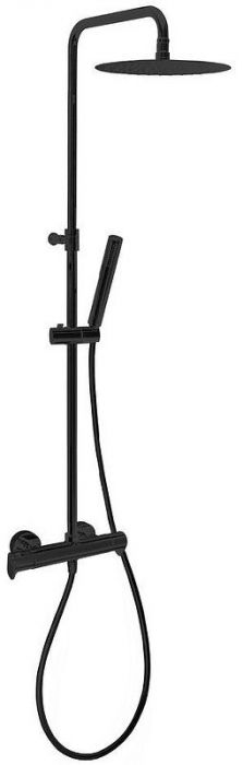 Душевая система Ramonsoler Alexia 3654RM250NM с термостатом Черная матовая