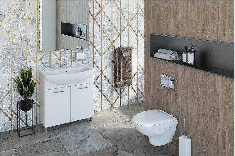 Унитаз Rosa Элеганс 4620008199115 подвесной с сиденьем Микролифт