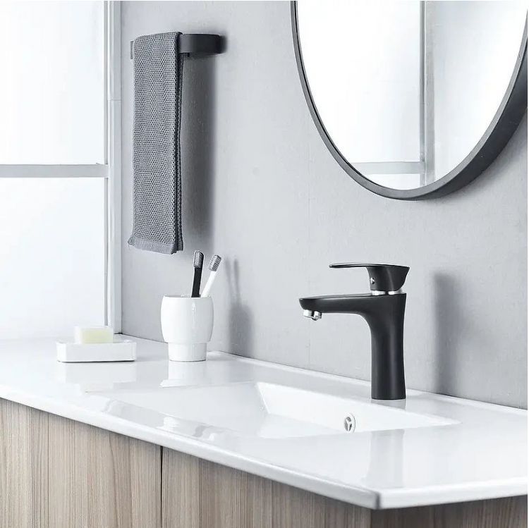 Смеситель для раковины Shevanik S9801H цвет Черный Хром Смеситель для раковины Shevanik S9801H цвет Черный Хром