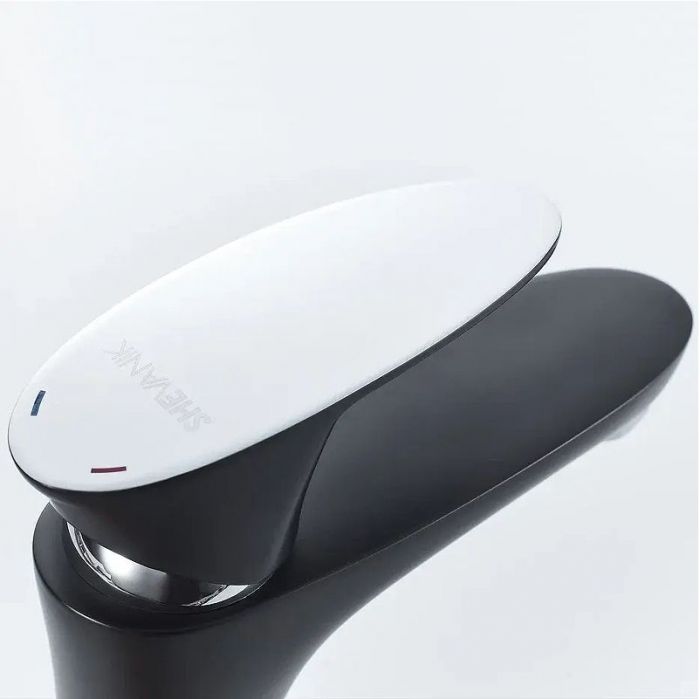 Смеситель для раковины Shevanik S9801H цвет Черный Хром