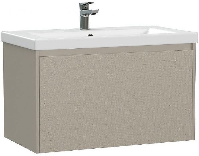 Тумба под раковину Cersanit Grande 80 64310 подвесная Бежевая