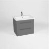 Тумба под раковину VIANT Марсель 80 VMAR80COG-T2YP подвесная Графит