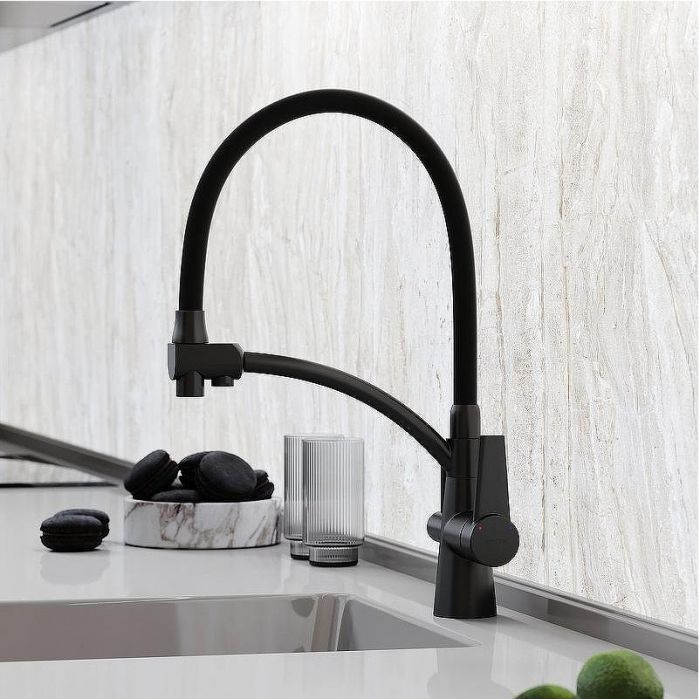 Смеситель для кухни Sancos Eri SC4001MB Черный матовый