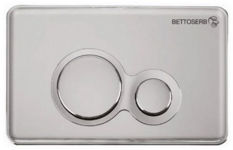 Инсталляция Bettoserb Sava Slim Superior SES40006465 для унитаза с клавишей смыва цвет Хром глянцевый Хром матовый