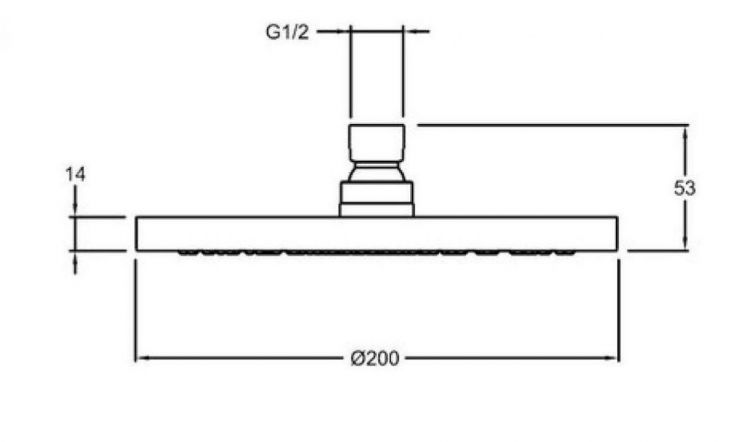 Верхний душ Jacob Delafon July E21760-CP Верхний душ Jacob Delafon July E21760-CP