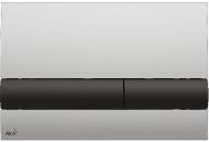 Клавиша смыва Alcaplast Basic M1712-8 Хром матовый Черная