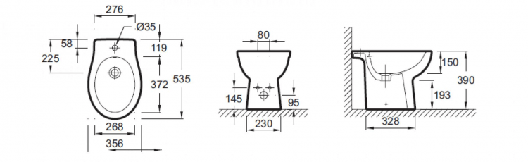 Смывной бачок для унитаза Jacob Delafon E31671-NF