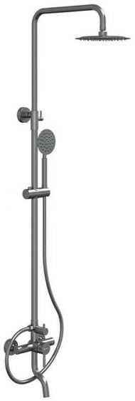 Душевая система Knotlor Streamline SS-06 цвет Матовая сталь