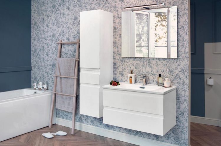 Шкаф-пенал 35 см Jacob Delafon Madeleine EB2069G-J5 левый, блестящий белый Шкаф-пенал 35 см Jacob Delafon Madeleine EB2069G-J5 левый, блестящий белый