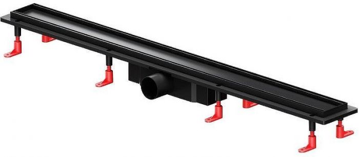 Душевой лоток AM.PM PrimeFlow 90 W02SC-U11-090-04BM с Черной матовой решеткой / под плитку Tile