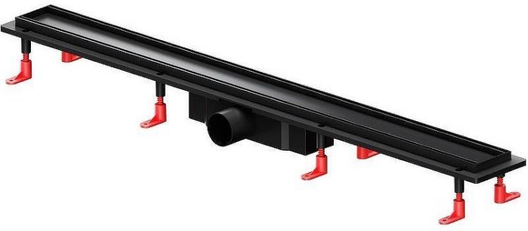 Душевой лоток AM.PM PrimeFlow 90 W02SC-U11-090-04BM с Черной матовой решеткой / под плитку Tile