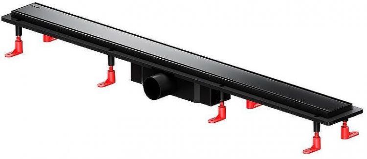 Душевой лоток AM.PM PrimeFlow 90 W02SC-U11-090-04BM с Черной матовой решеткой / под плитку Tile