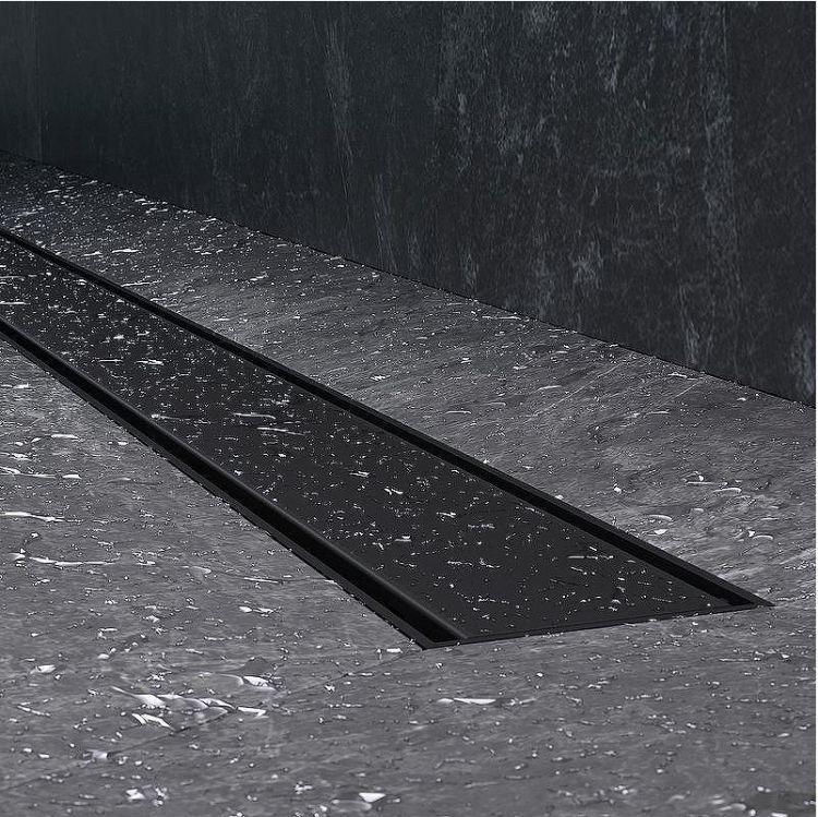 Душевой лоток AM.PM PrimeFlow 90 W02SC-U11-090-04BM с Черной матовой решеткой / под плитку Tile