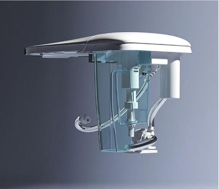 Унитаз биде SantiLine SL-5036 приставной с сиденьем Микролифт