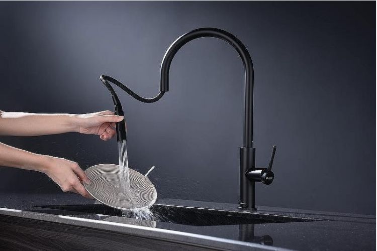 Смеситель для кухни Paulmark Senso Se215180-AN Антрацит