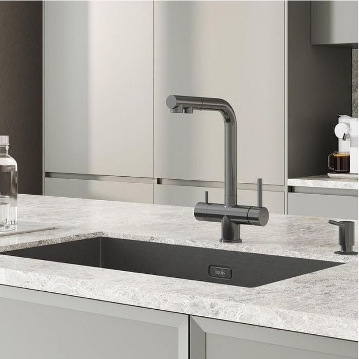 Смеситель для кухни Iddis Umbra UMBGMPFi05 Графит матовый
