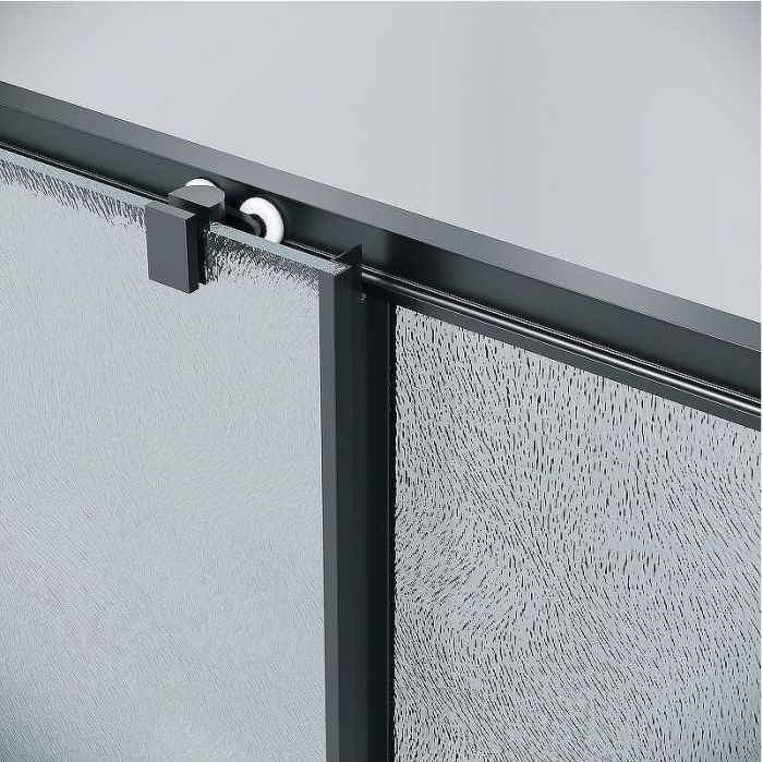 Душевой уголок Grossman Cosmo 100х80 120.K33.02.1080.21.02 профиль Черный матовый стекло шиншилла