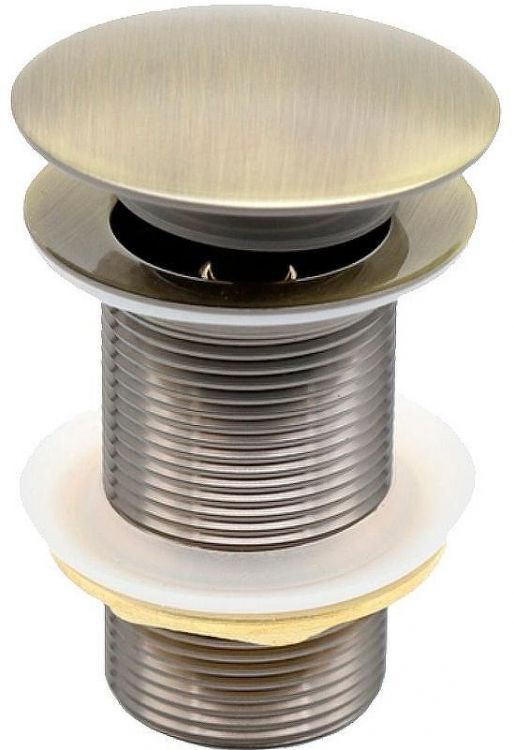 Донный клапан SantiLine SL-110 click-clack Бронза