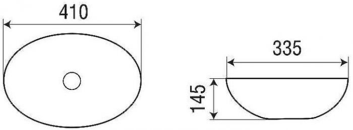 Раковина-чаша WeltWasser Elbach 3078 K514 41 10000004550 Мрамор